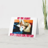 Setzen Sie Bleibe heilen, und bald gut! Karte (Rückseite)