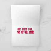 Setzen Sie Bleibe heilen, und bald gut! Karte (Innenseite)