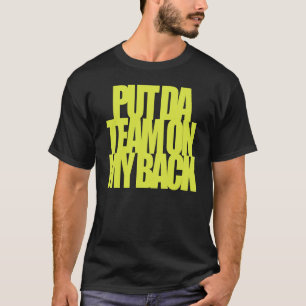 Setzen Sie DA-Team auf mein hinteres 1G T-Shirt