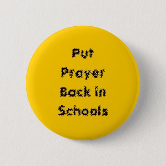 Setzen Sie das Gebet zurück in die Schulen Button (Vorderseite)