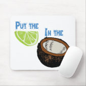 Setzen Sie das Limone in die Kokosnuss ein! Mousepad (Mit Mouse)