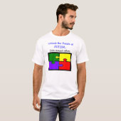 Setzen Sie das Puzzlespiel frei T-Shirt (Vorne ganz)