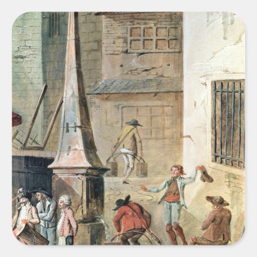 Setzen Sie De L'ApportParis vor großartigem Quadratischer Aufkleber (Vorderseite)