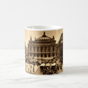 Setzen Sie de L'Opera, Paris Vintages Frankreich Kaffeetasse