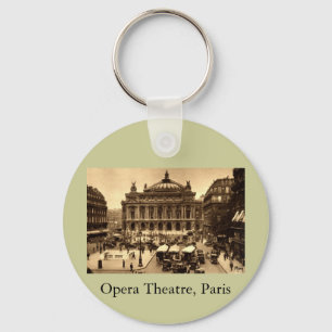 Setzen Sie de L'Opera, Paris Vintages Frankreich Schlüsselanhänger