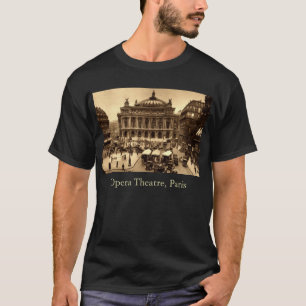 Setzen Sie de L'Opera, Paris Vintages Frankreich T-Shirt
