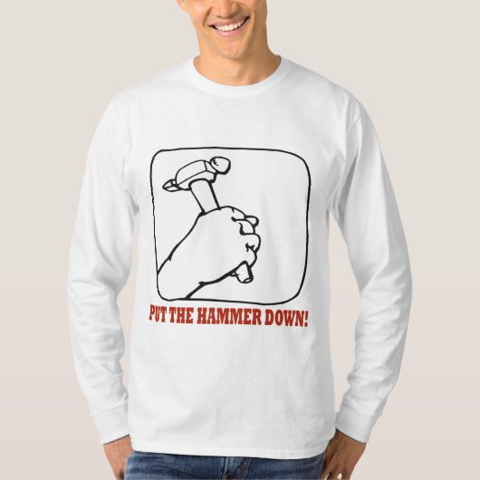 Setzen Sie den Hammer unten T-Shirt (Vorderseite)