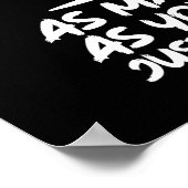 Setzen Sie die Einstellung wieder her - Fitnessrau Poster (Ecke)