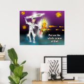 Setzen Sie die ganze Rüstung Gottes an Poster (Heimbüro)