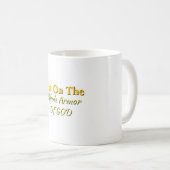 Setzen Sie die ganze Rüstung Gottes Weiß an Kaffeetasse (VorderseiteRechts)