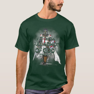 Setzen Sie die volle Rüstung der Cross Bible Verse T-Shirt
