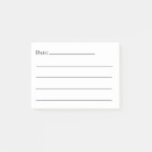 Setzen Sie ein Datum darauf! Post-It Notizen (Vorderseite)