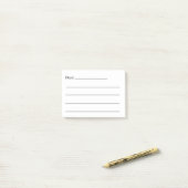 Setzen Sie ein Datum darauf! Post-It Notizen (Auf Schreibtisch)