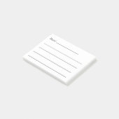 Setzen Sie ein Datum darauf! Post-It Notizen (angewinkelt)