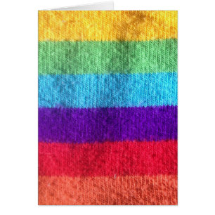 Setzen Sie eine colorfull Socke auf sie