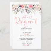 Setzen Sie einen Ring auf das Brautparty-Spiel (Vorne/Hinten)