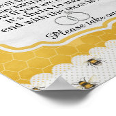 Setzen Sie einen Ring auf das Brautparty-Spiel Poster (Ecke)