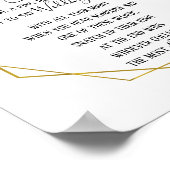 Setzen Sie einen Ring auf das Brautparty-Spielzeic Poster (Ecke)