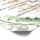 Setzen Sie einen Ring auf das Kräuterschuhzeichen Poster (Ecke)