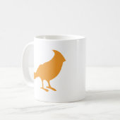 Setzen Sie einen Vogel auf ihn (Orange) Kaffeetasse (Vorderseite Links)