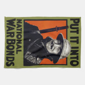 Setzen Sie es in Staatsanleihen aus dem nationalen Geschirrtuch (Horizontal)