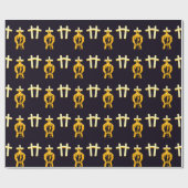 Setzen Sie Gefängnis und Religions-Christentum als Geschenkpapier (Flach)