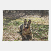 Setzen Sie Ihr Baby auf ein mojo Handtuch (Horizontal)