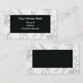 Setzen Sie Ihr Geschäfts-Info hier Visitenkarte (Vorne/Hinten)