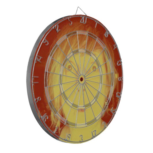 Setzen Sie ihr Gesicht auf Sie Dartboard Schablone Dartscheibe (Vorderseite Links)