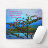 Setzen Sie Ihr Lieblingszitat: Natur inspiriert Mousepad (Mit Mouse)