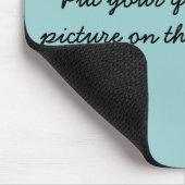 Setzen Sie Ihr Zitat, Namen oder Bild auf dieses Mousepad (Ecke)