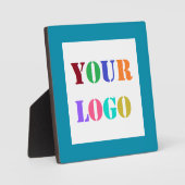 Setzen Sie Ihre Firmenlogo-Business-Plattform ein. Fotoplatte (Vorderseite)