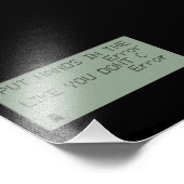 Setzen Sie Ihre Hände in den Fehler Fotodruck (Ecke)