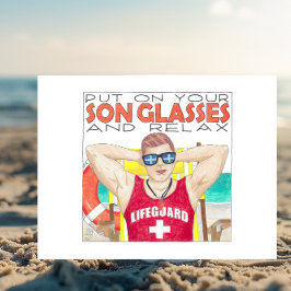 Setzen Sie Ihre Songläser auf die Inspiration-Post Postkarte