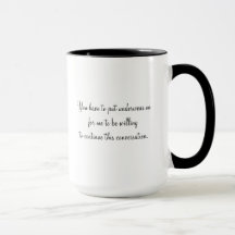 Setzen Sie Ihre Unterwäsche auf (Tasse)