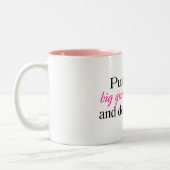 Setzen Sie Ihren großen Mädchen-Schlüpfer an und Zweifarbige Tasse (Links)