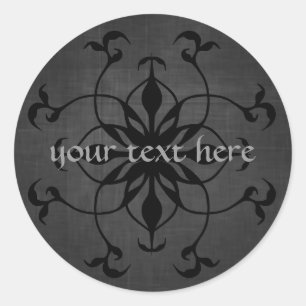 Setzen Sie Ihren Text auf diese herrlichen Runder Aufkleber