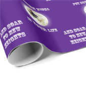 Setzen Sie irgendein Wicca in Ihr Leben ein Geschenkpapier (Rolleneckpunkt)