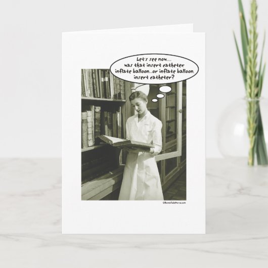 Setzen Sie Katheter Inflate Ballon oder...... Karte (Vorderseite)