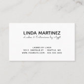 Setzen Sie mein Logo auf Visitenkarte (Rückseite)