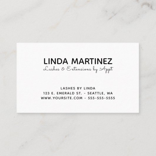 Setzen Sie mein Logo auf Visitenkarte (Rückseite)