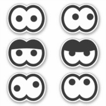 Setzen Sie mit diesen Aufklebern Eyeballs auf Ihre