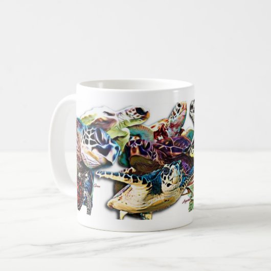 Setzen Sie Schildkröte-Tasse Kaffeetasse (Vorderseite Links)