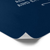 Setzen Sie sich ein unabhängiges Zeremoniezeichen. Poster (Ecke)