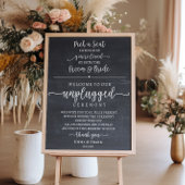 Setzen Sie sich ein unabhängiges Zeremoniezeichen. Poster