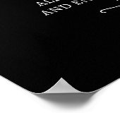 Setzen Sie sich ein unabhängiges Zeremoniezeichen. Poster (Ecke)