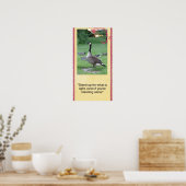 Setzen Sie sich für das richtige Poster ein (Küche)