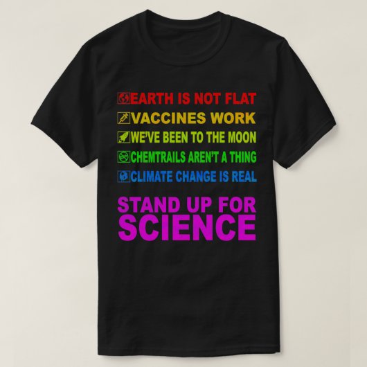 Setzen Sie sich für das Science Classic TShirt ein (Design vorne)