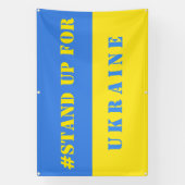Setzen Sie sich für das ukrainische Banner zur Unt (Vertikal)