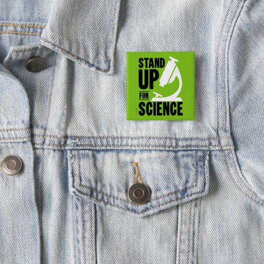 Setzen Sie sich für das Wissenschaftsmikroskop ein Button (Beispiel)